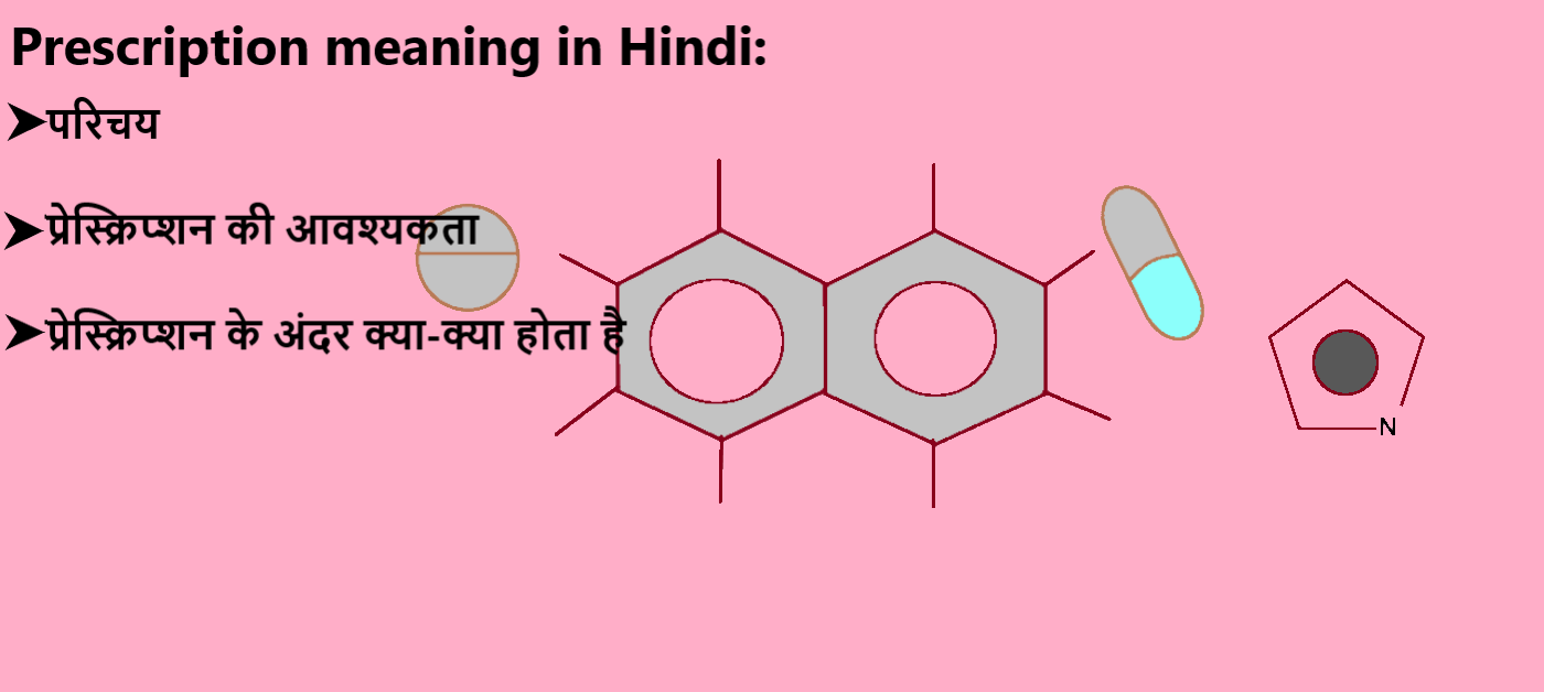 Prescription meaning in Hindi