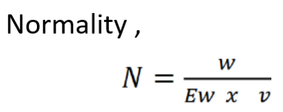 normality formula